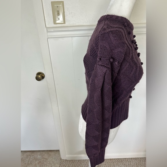 Joie Astrid full Wool Crew Neck Sweater in Purple size XS NEW WITH TAG - Picture 2 of 9